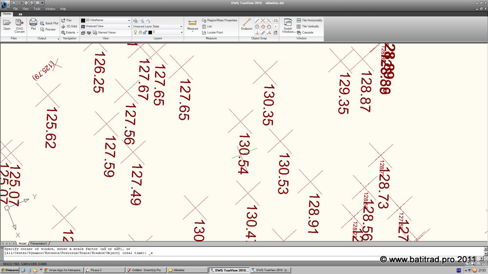 screen capture of a dwg file