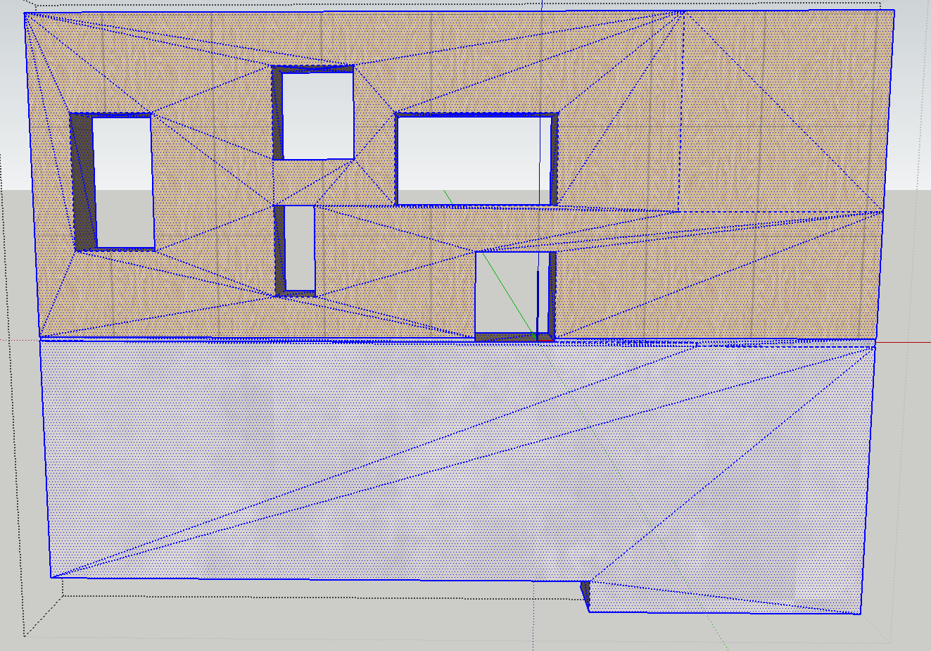 sketchup mesh triangulation