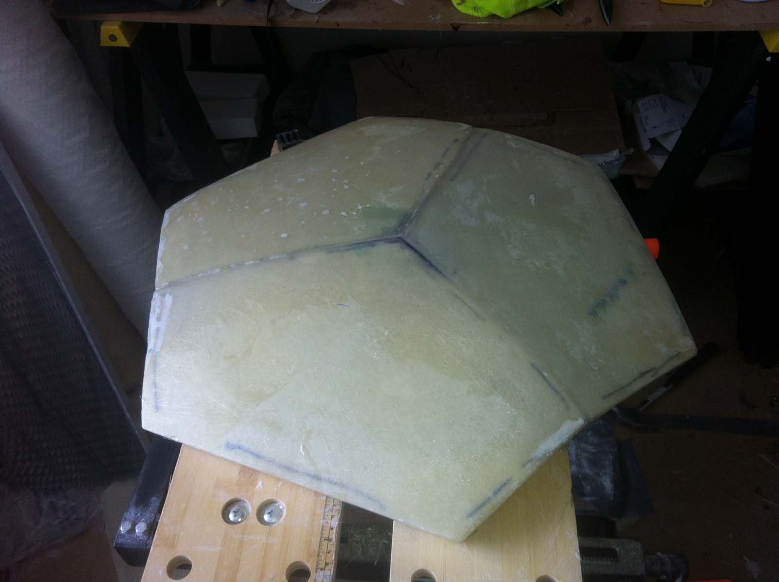 outer shell  the first Hex panel