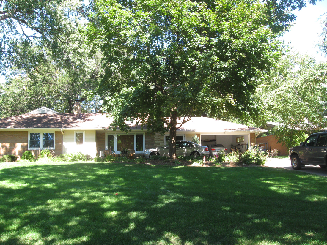 existing ranch home