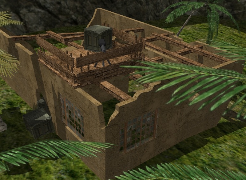 some ruins from a model I made. notice how the walls are solid, and have a thickness.