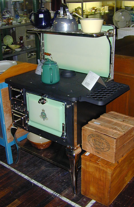 A fully restored stove