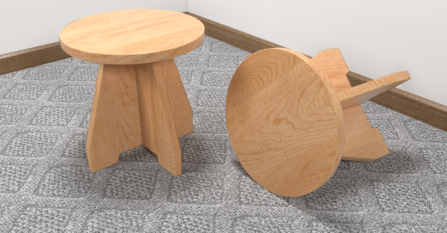 oak Swedish stool .png