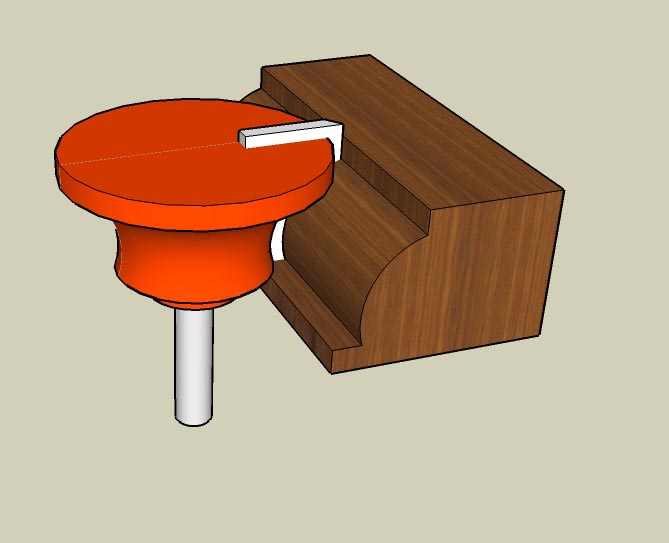 Router Bit Profiles in Sketchup