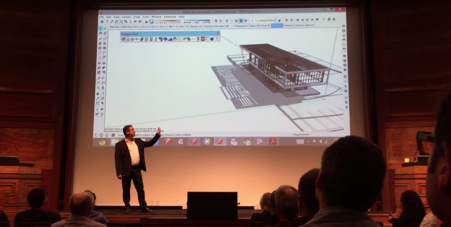 BIM in Sketchup with PlusSpec By Andrew Dwight