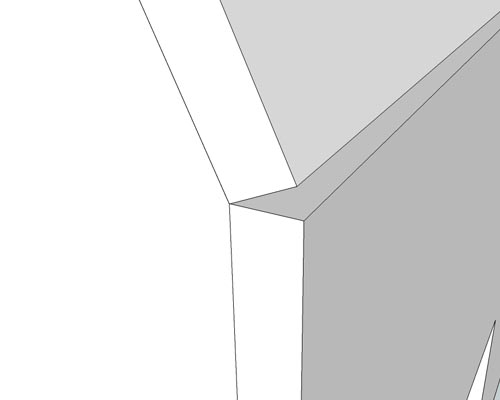 Miter joint.