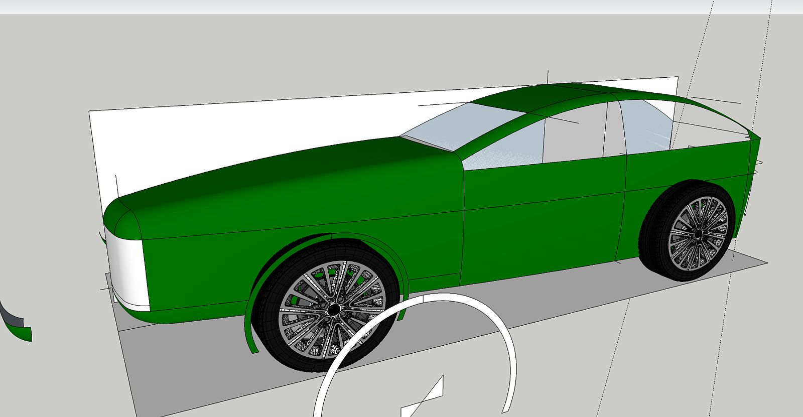 Aerodynamic test