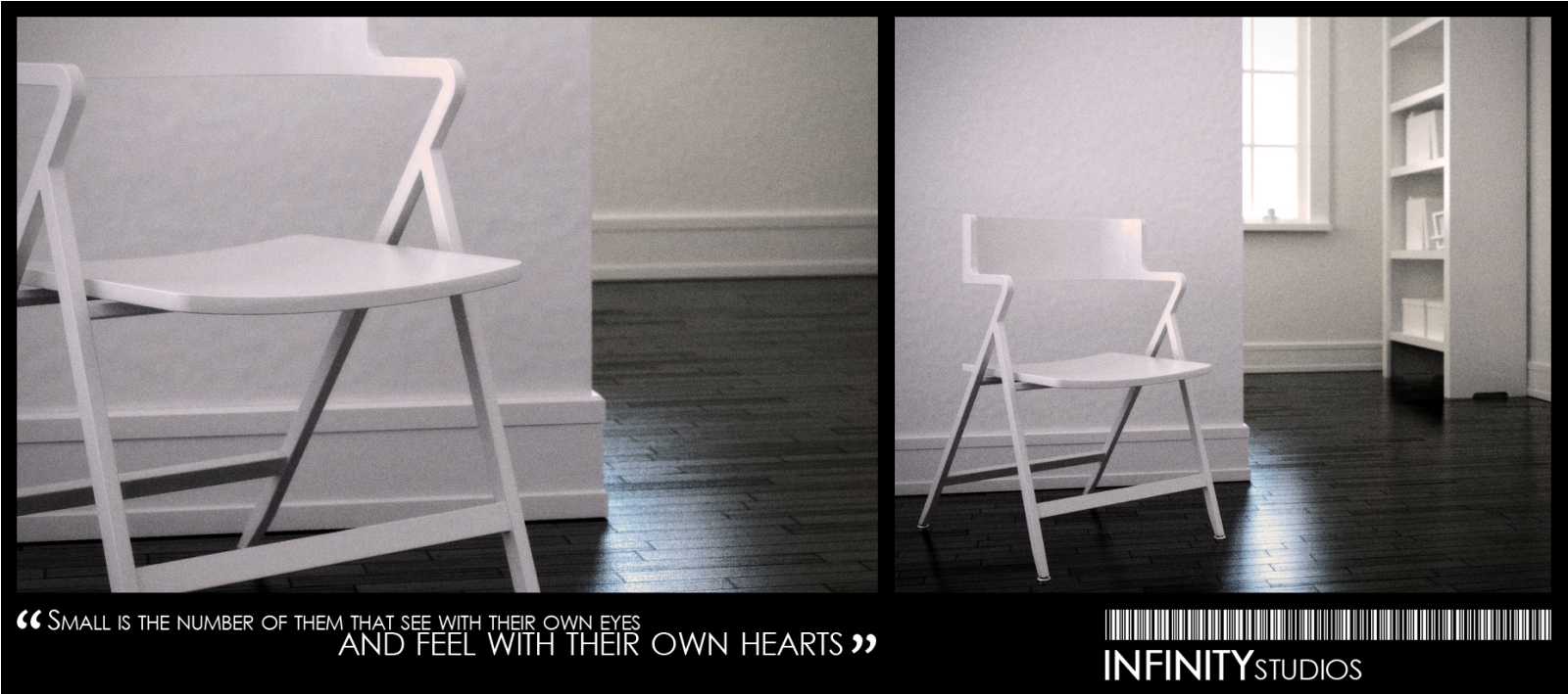 Interior render, to show of a chair model... SU & vray4SU