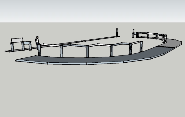 Dxf (polylines converted to 3d faces) file