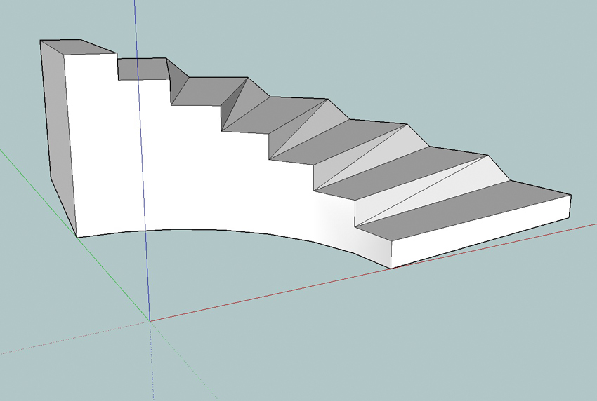 showing the problem with offsetting in sketchup..