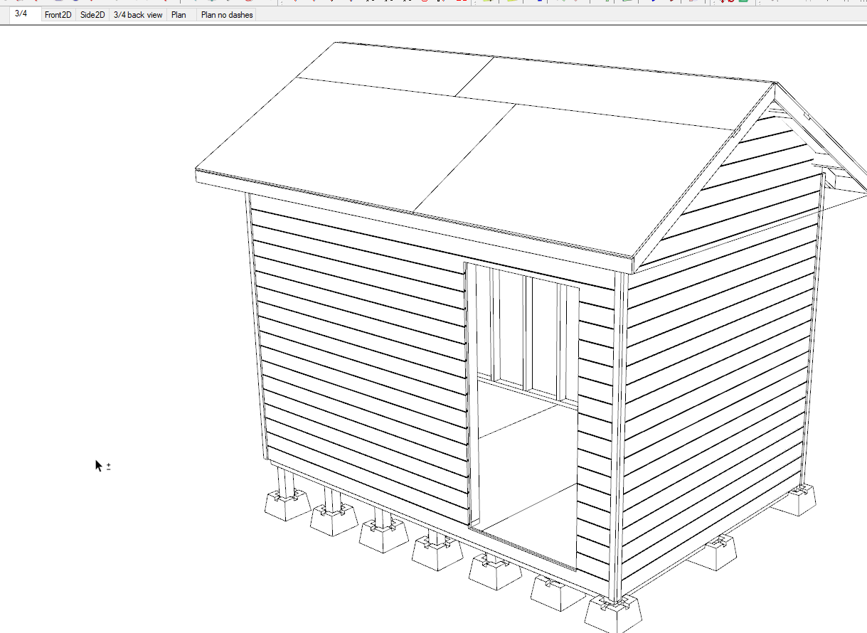 SketchUp file with scenes