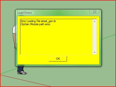 Street Gen Path Error.