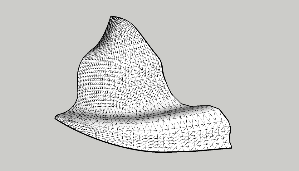 Three attached curves