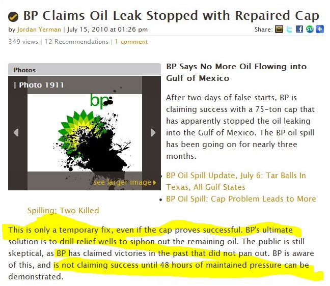 Oil Leak Stopped.JPG
