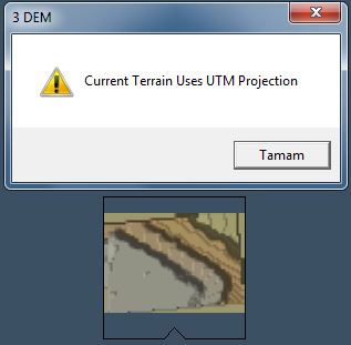 Current terrain already uses UTM projection.