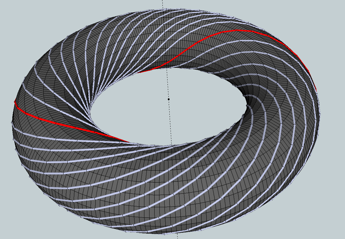 Torus with helices