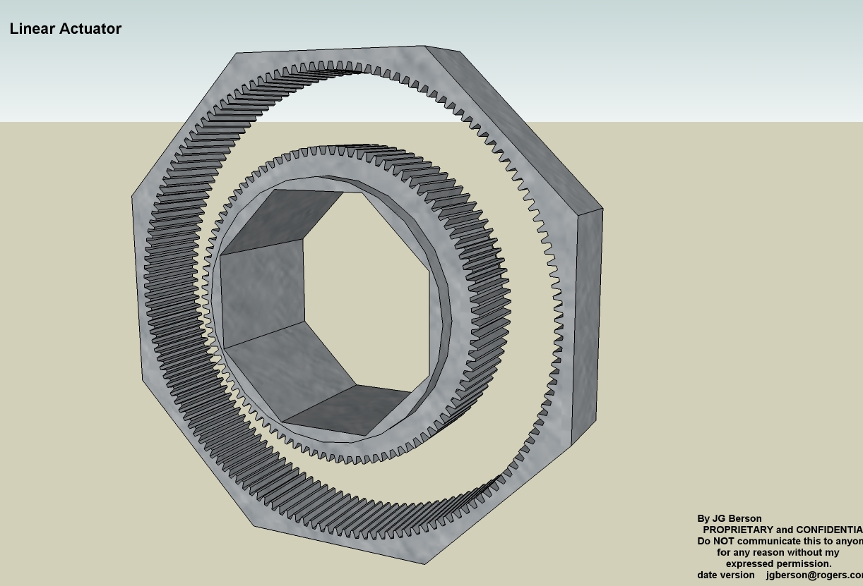 Sun & Ring Gears - Sun is stationary, the Ring is Input.
