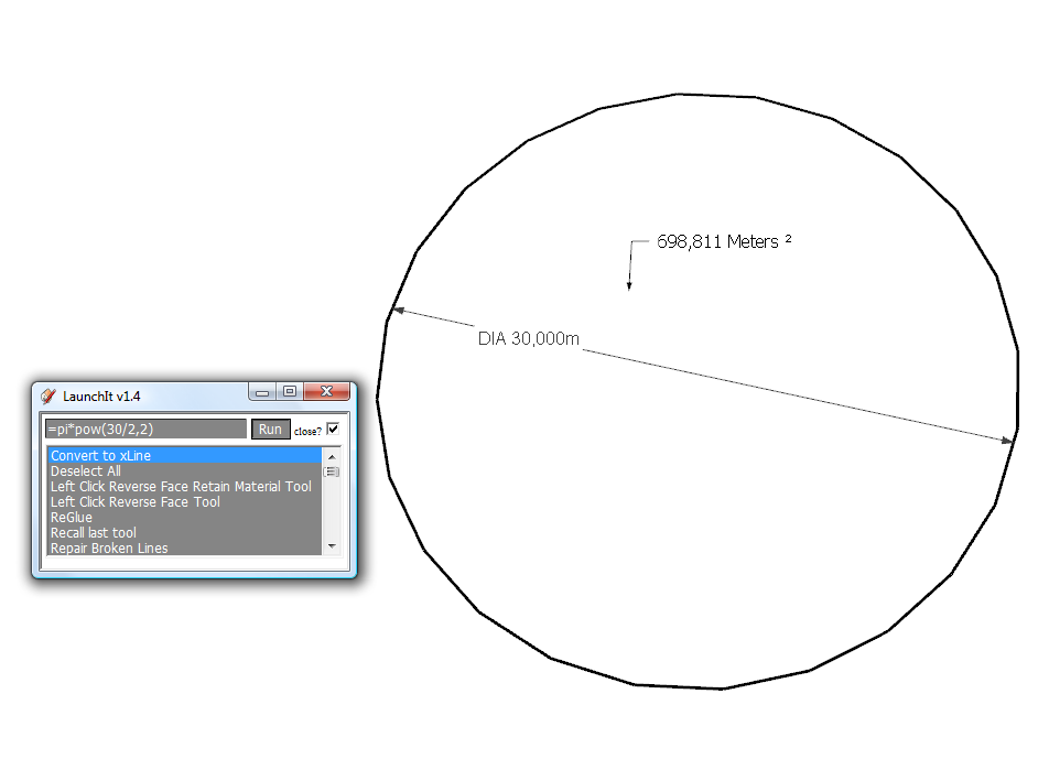 circle area formula