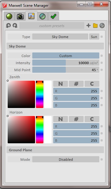 Environment settings