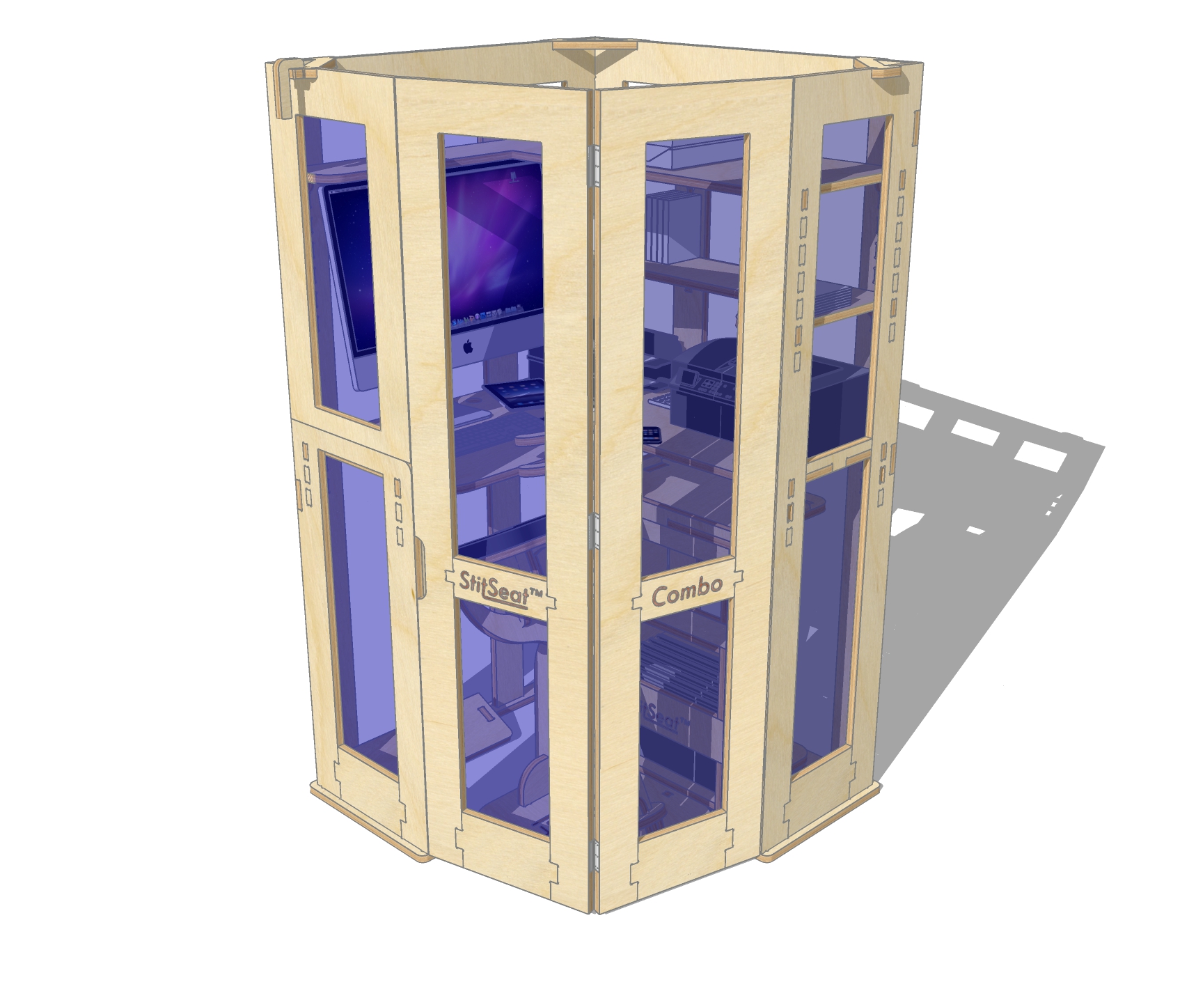 Image shows half left-hand panel attached to folding doors