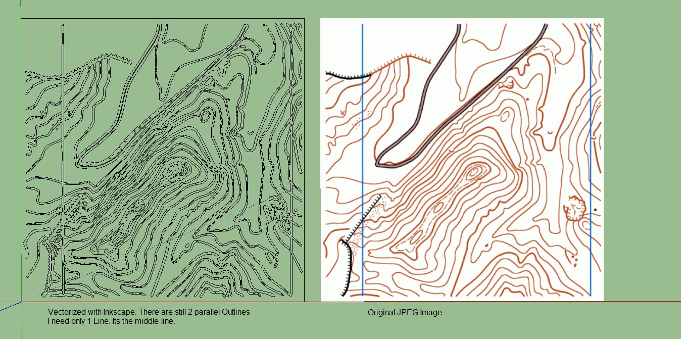 How To Vectorize Lines From Jpeg Image 