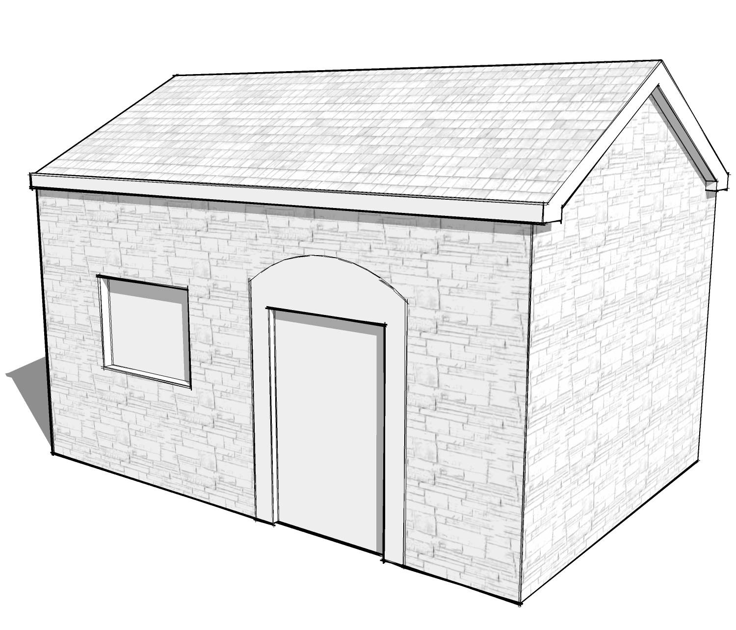 desaturated within SketchUp