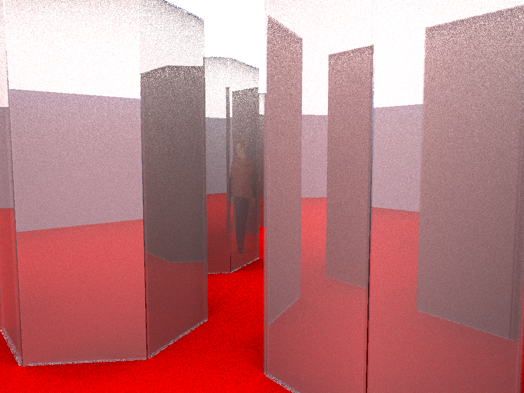 Finding out why having a render of just mirrors and lights is a bad idea.