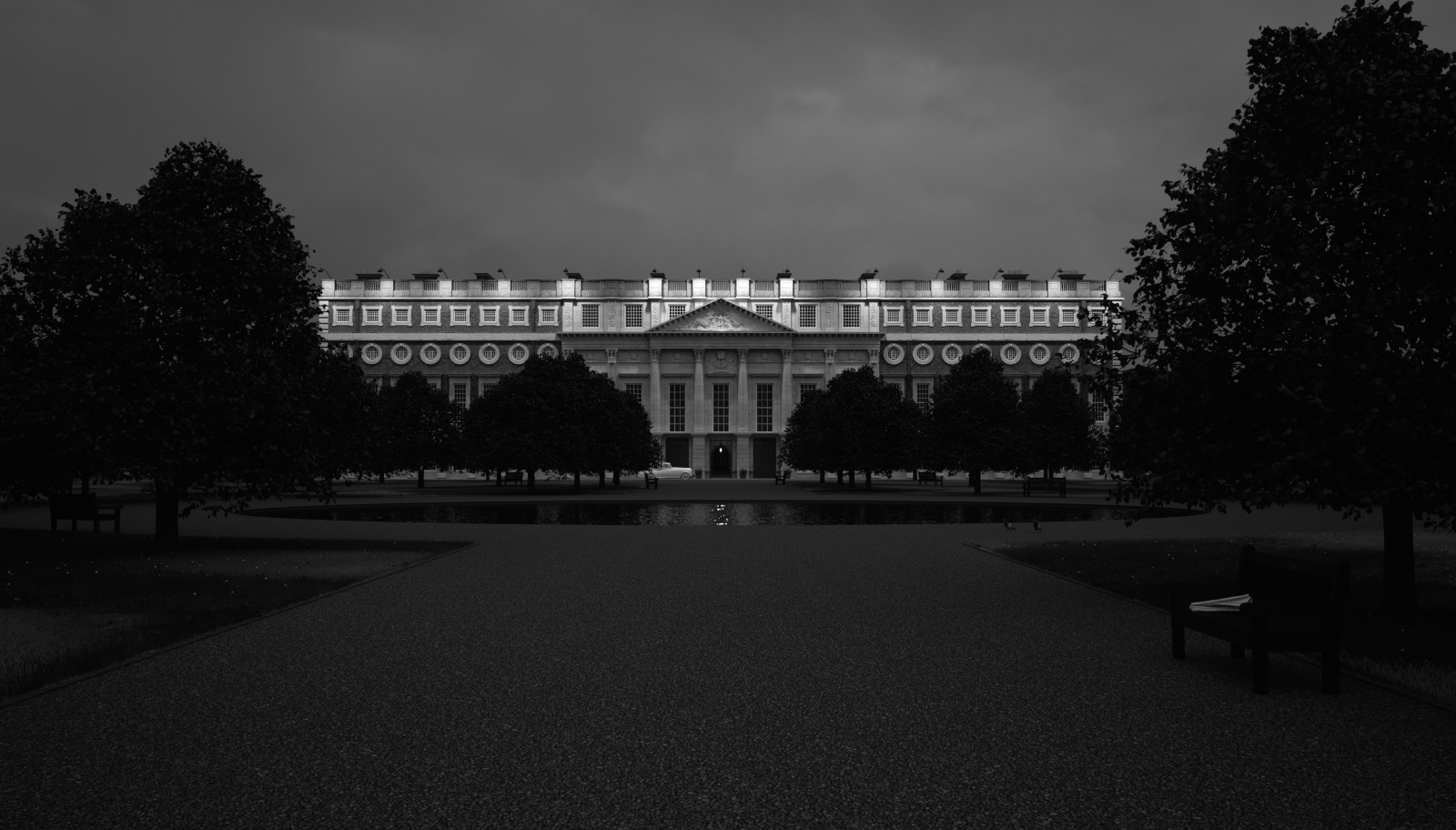 Hampton Court Night B&W.jpg