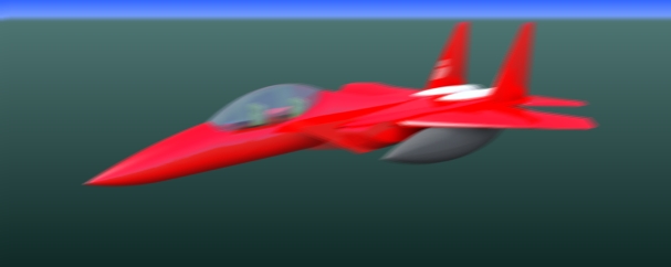 motion blur. I thought it would make it look like it's moving at Mach 2 xD